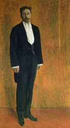 Portret van Alexander Skryabin (1872-1915)